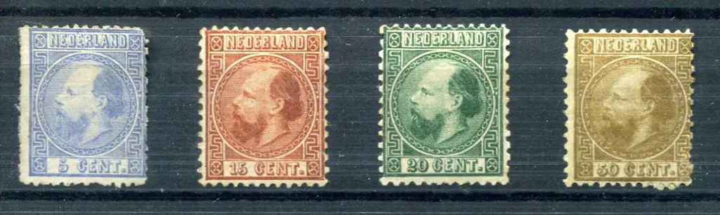 Netherlands 1867/69 5¢ King William type II (no ... Image 1++
