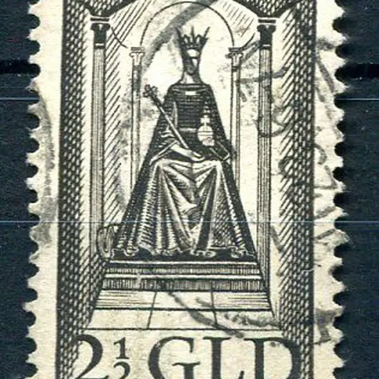 Netherlands 1923 2½g black Accession fine used. ...