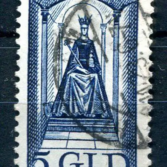 Netherlands 1923 5g blue Accession fine used. Mi. ...
