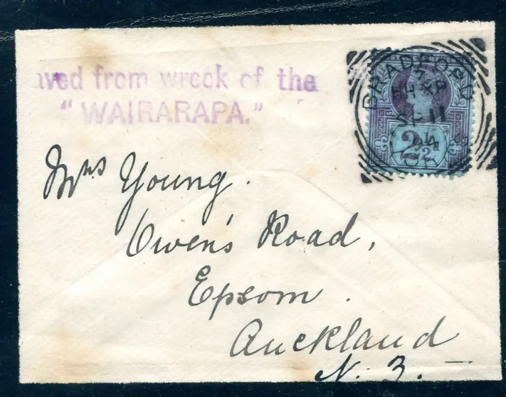New Zealand 1894 (11th Sept) GB 2½d QV Jubilee on ... Image 1++
