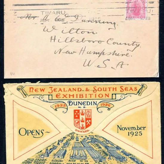 New Zealand 1925 (14th Aug) "New Zealand & South ...