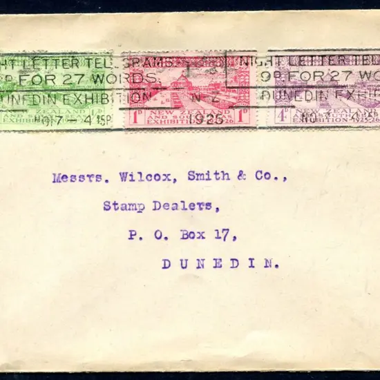 New Zealand 1925 (17th Nov) ½d, 1d & 4d Dunedin ...