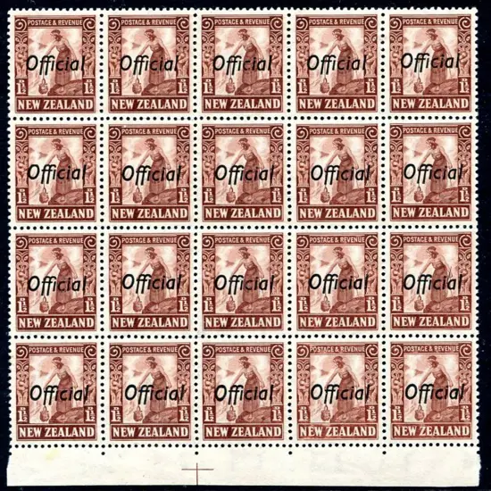 New Zealand 1936 1½d Maori Cooking, multiple wmk, ...