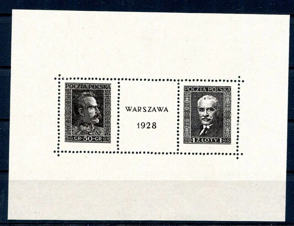 Poland 1938 Warsaw Philatelic Exhibition perfd ... Image 1++