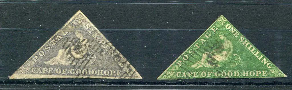 South Africa-Cape of Good Hope 1855/63 6d slate ... Image 1++