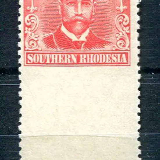 Southern Rhodesia 1924/29 1d red KGV Admiral ...