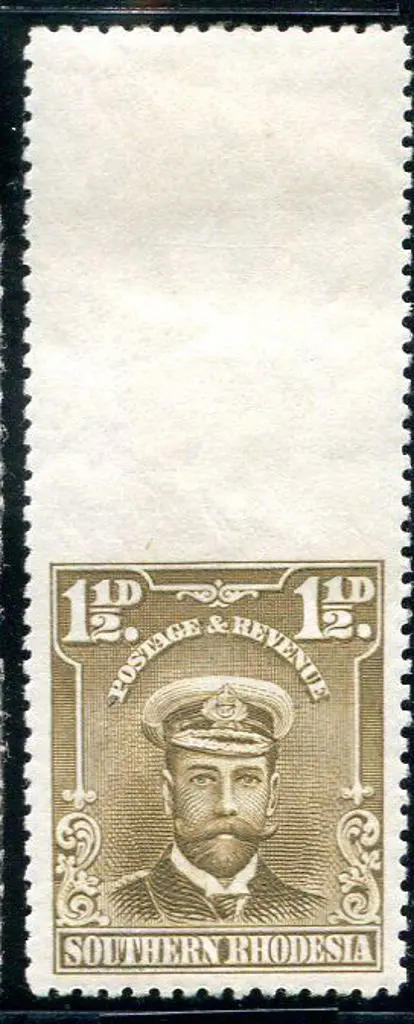 Southern Rhodesia 1924/29 1½d bistre-brown KGV ... Image 1++