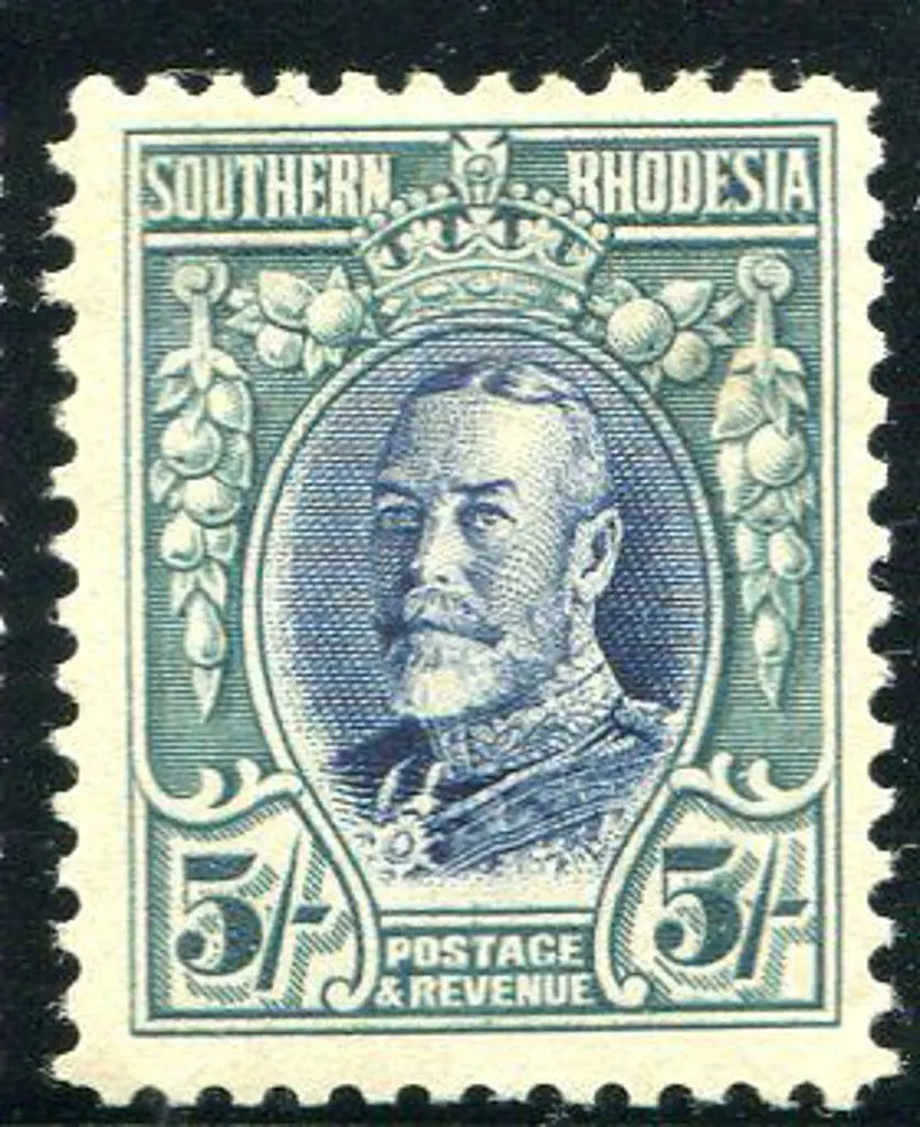 Southern Rhodesia 1931/37 ½d to 5/- KGV including ... Image 1++