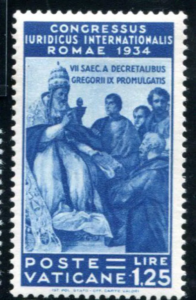 Vatican City 1935 Juridical Congress set of 6. ... Image 1++