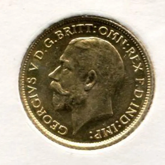 1911 KGV Half Sovereign from Sydney. VF