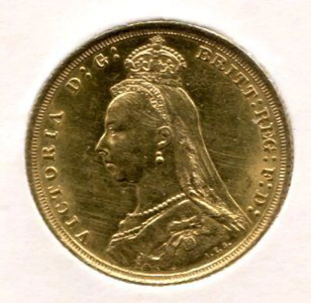 1889 QV Sovereign from Sydney. UNC Image 1++