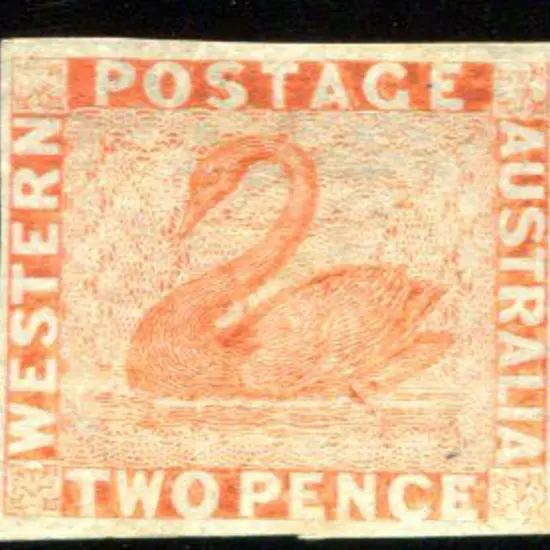 1860 2d orange vermilion fresh unused without gum. ...