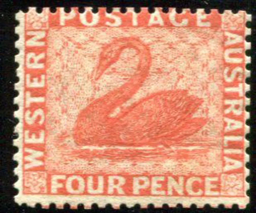 1861 4d vermilion, perf 14, Somerset House. Fine ... Image 1++