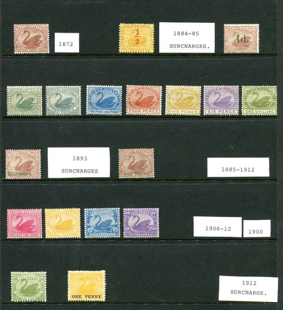 1872-1912 MUH/MLH singles selected for their with ... Image 1++