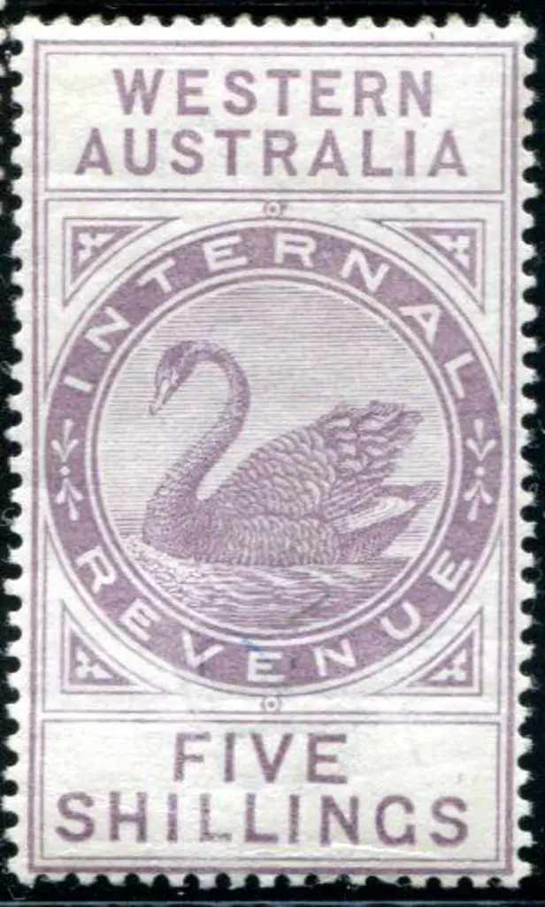1893 1d, 2d, 3d, 6d & 1/- Internal Revenue swans. ... Image 1++