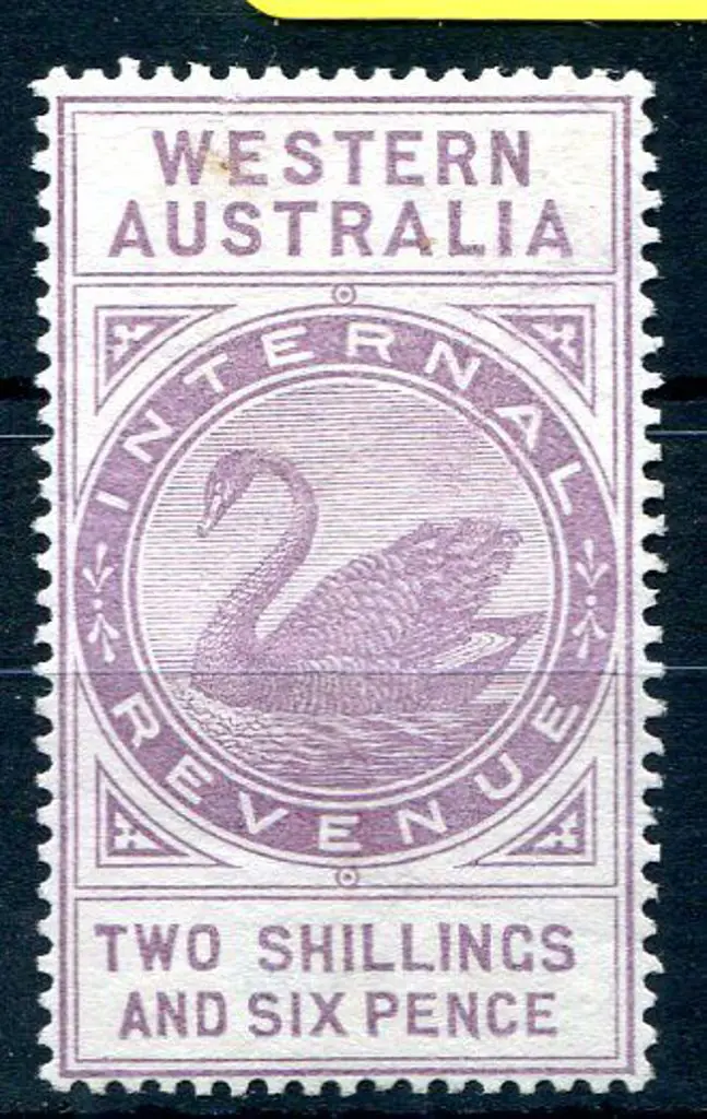 1893 2/6d Internal Revenue, wmk CA over crown. ... Image 1++