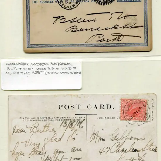 1899-1955 selection of 7 postcards & 3 covers incl ...