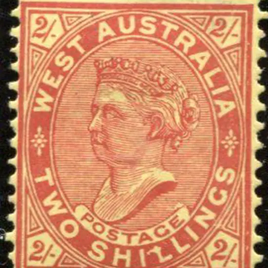 1902 2/- brownish-red/yellow, wmk V/Crown inv, ...