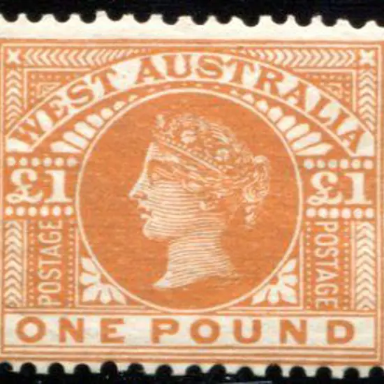 1902 £1 orange brown. MLH with strong vibrant ...