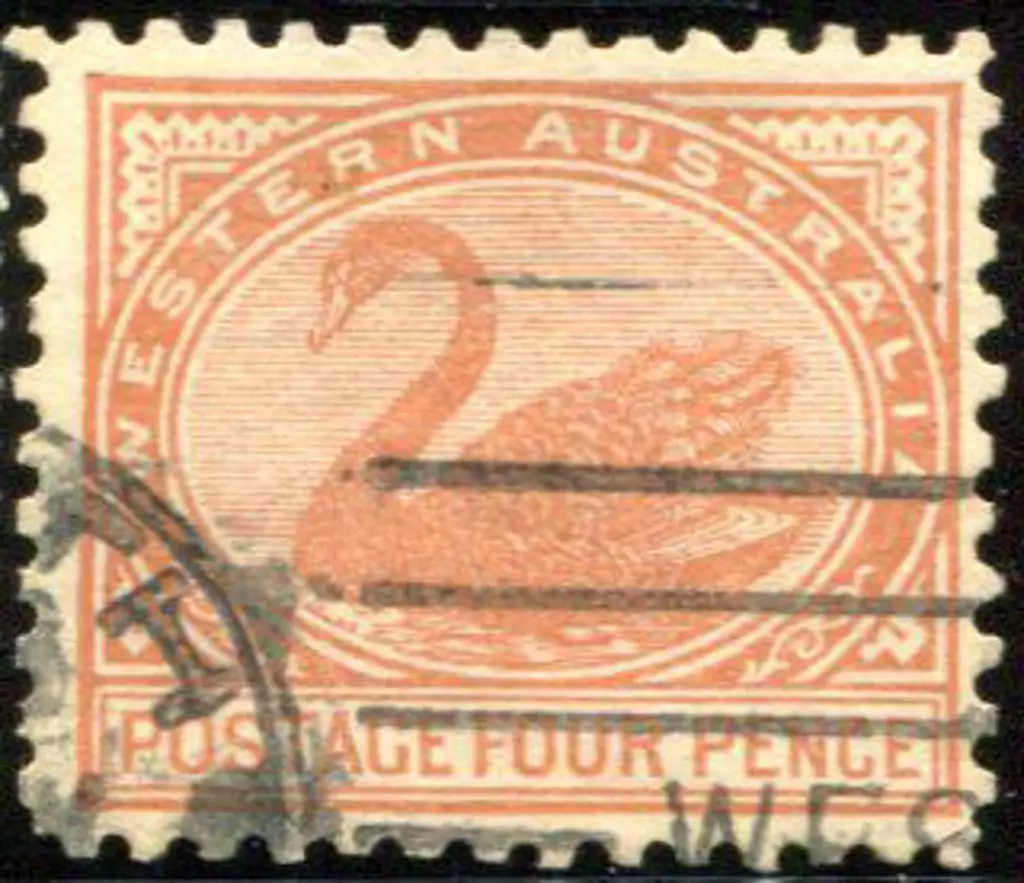 1902/12 4d chestnut, perf 11. Used with machine ... Image 1++