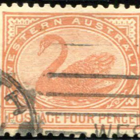 1902/12 4d chestnut, perf 11. Used with machine ...