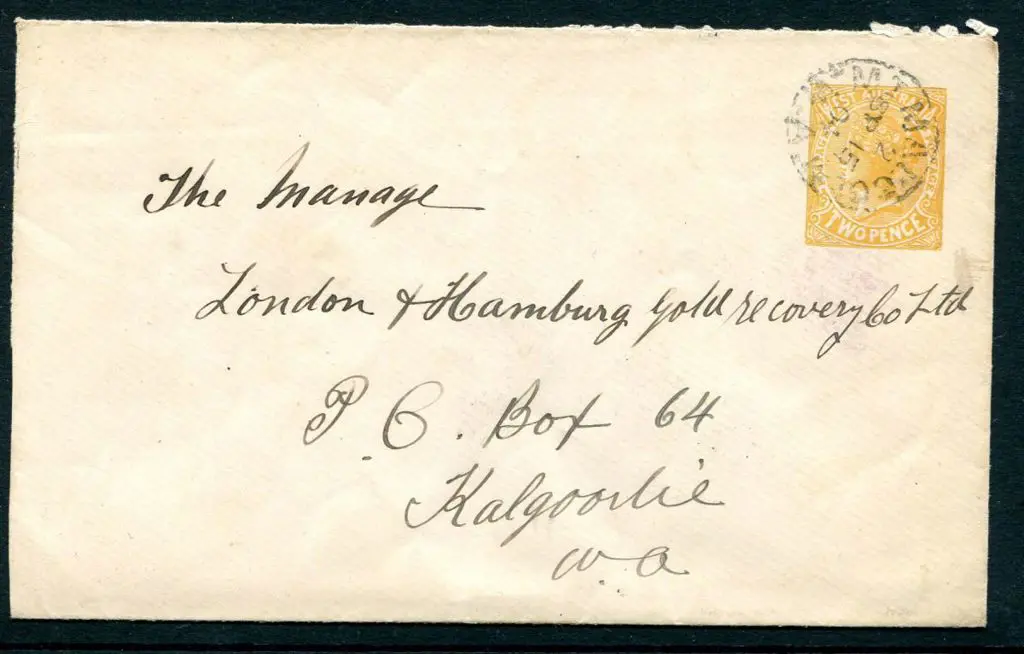 1904 (15th Sept) 2d QV Printed Env (EN3) from Mt ... Image 1++
