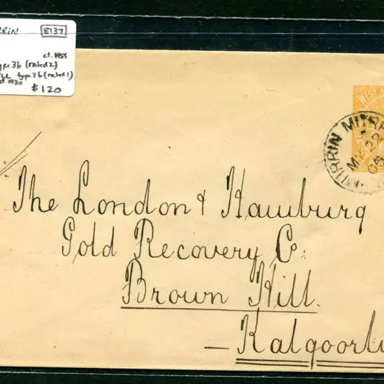 1905 (22nd May) 2d QV Printed Env (EN3) with ...