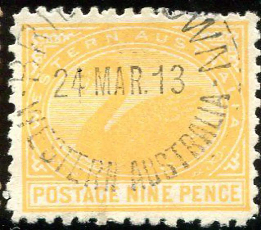 1912 9d orange, perf. 11, with upright wmk. Good ... Image 1++