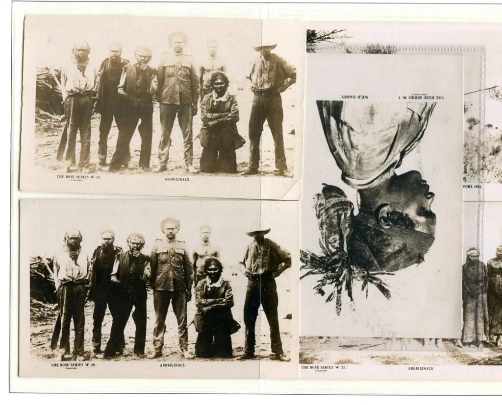 1917 Trans-Australian Railway b&w unused cards ... Image 1++