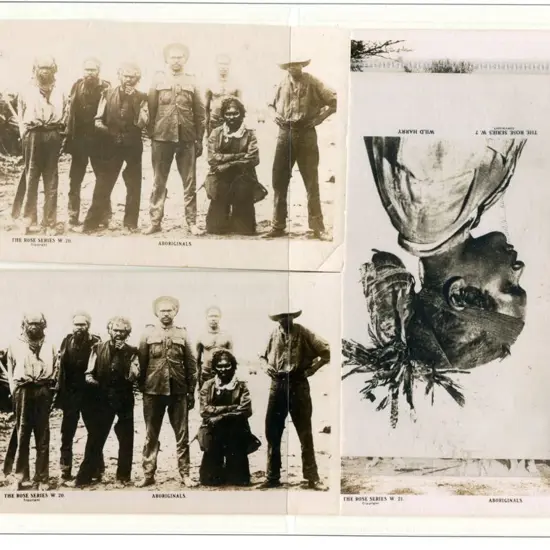 1917 Trans-Australian Railway b&w unused cards ...