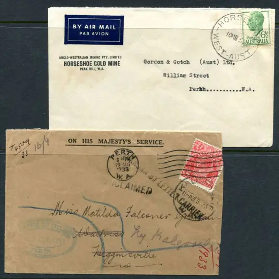 1933 (29th Aug) OHMS Land Titles RTS cover from ...