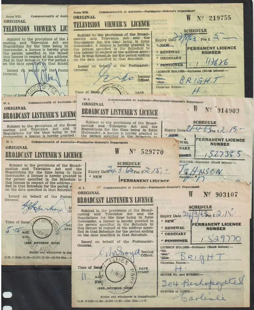 1961-1963 range of Television Viewer's & Broadcast ... Image 1++