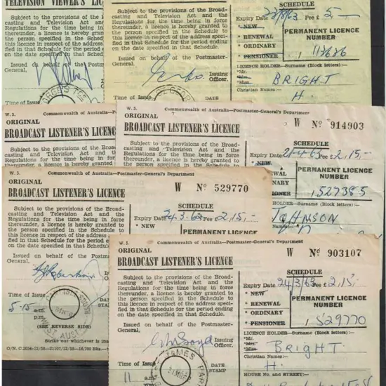 1961-1963 range of Television Viewer's & Broadcast ...