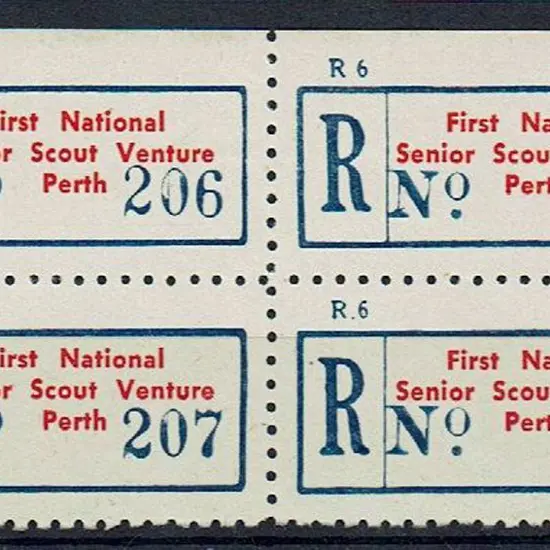 1965 "First National Senior Scout Venture Perth" ...
