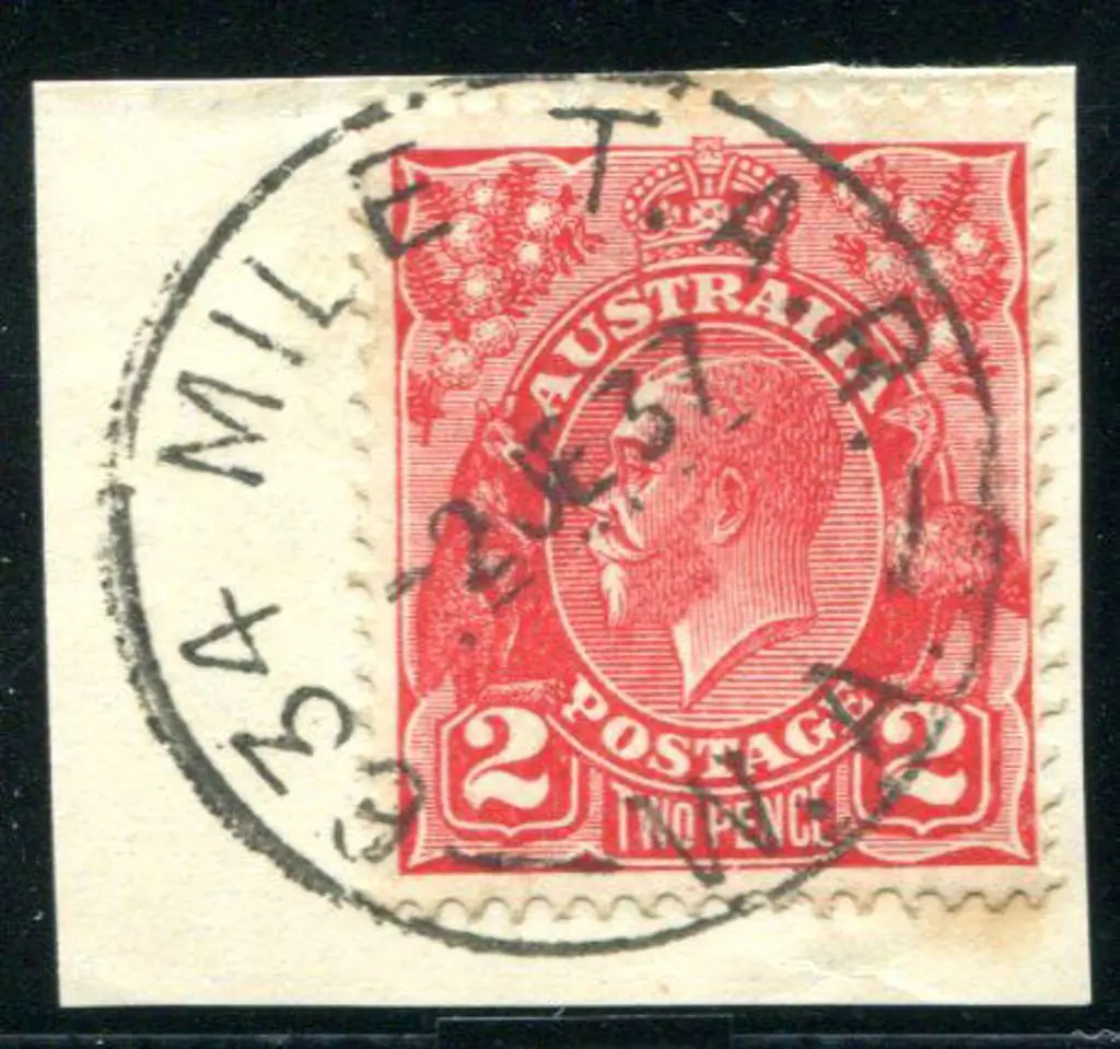 634 Mile T.A.R. A superb strike on 2d red KGV on ... Image 1++