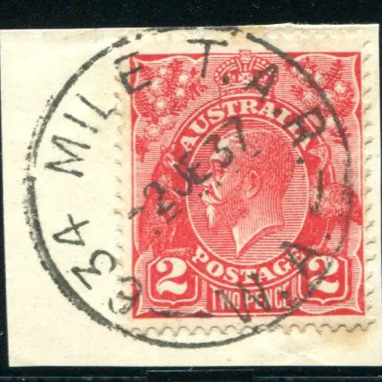 634 Mile T.A.R. A superb strike on 2d red KGV on ...