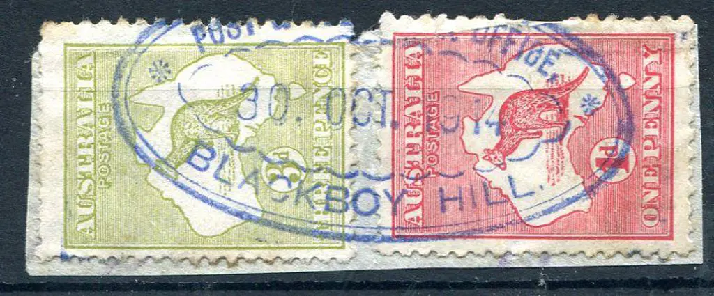 Black Boy Hill Post & Telegraph Office ORS 3 on 1d ... Image 1++