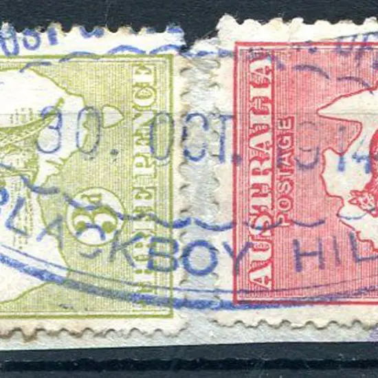 Black Boy Hill Post & Telegraph Office ORS 3 on 1d ...
