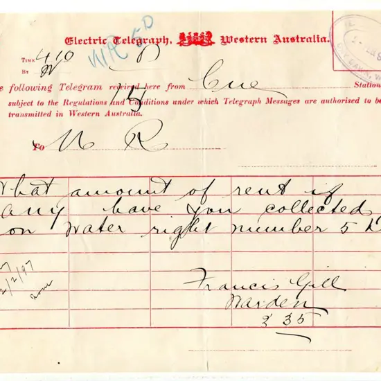 Day Dawn Telegraph Office ORS 2 (1) handstamp ...