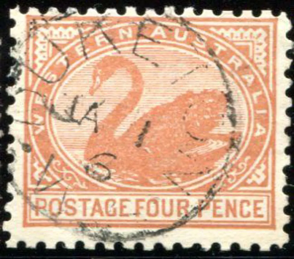 Duketon 3b on 4d chestnut, V/crown wmk, perf II. ... Image 1++