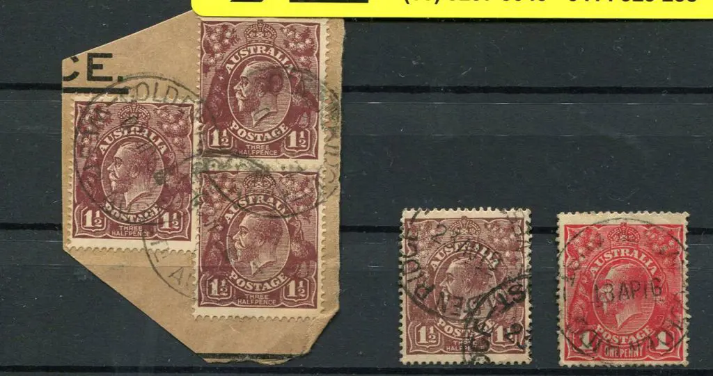 Golden Ridge B28-b with inverted dates on 3 KGV ... Image 1++