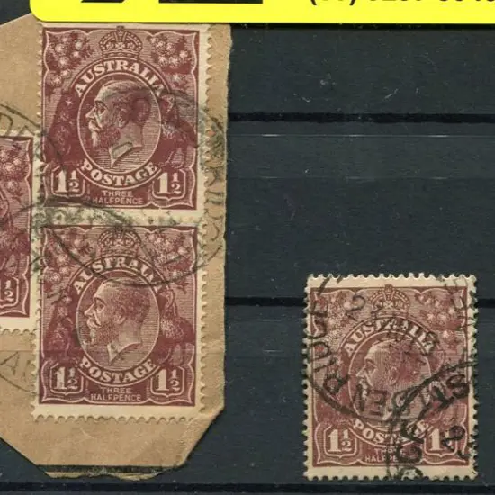 Golden Ridge B28-b with inverted dates on 3 KGV ...