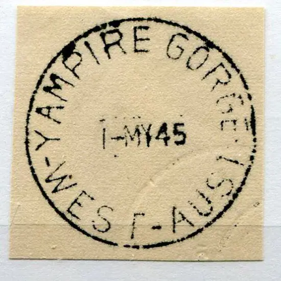 Yampire Gorge E31 A full strike on piece dated 1 ...
