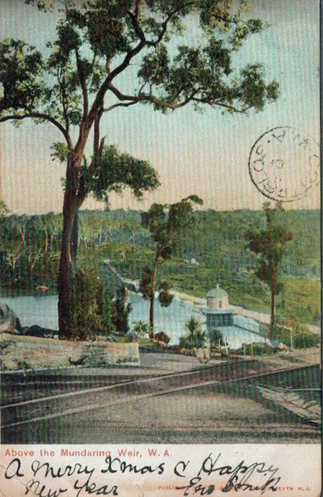 "Above the Mundaring Weir, W.A. Austral Stores ... Image 1++