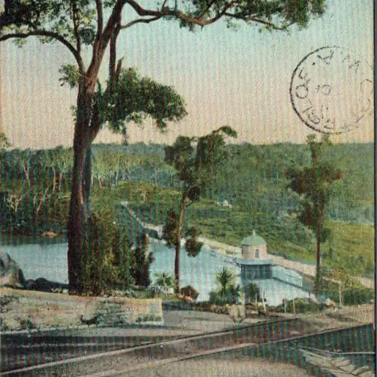 "Above the Mundaring Weir, W.A. Austral Stores ...
