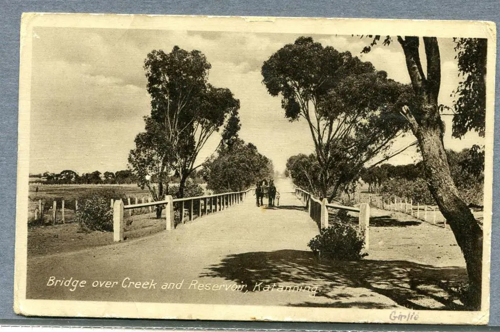 "Bridge of Creek and Reservoir Katanning" b&w ... Image 1++