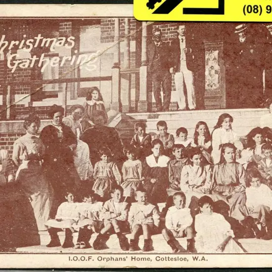 "Christmas Gathering I.O.O.F. Orphans' Home, ...