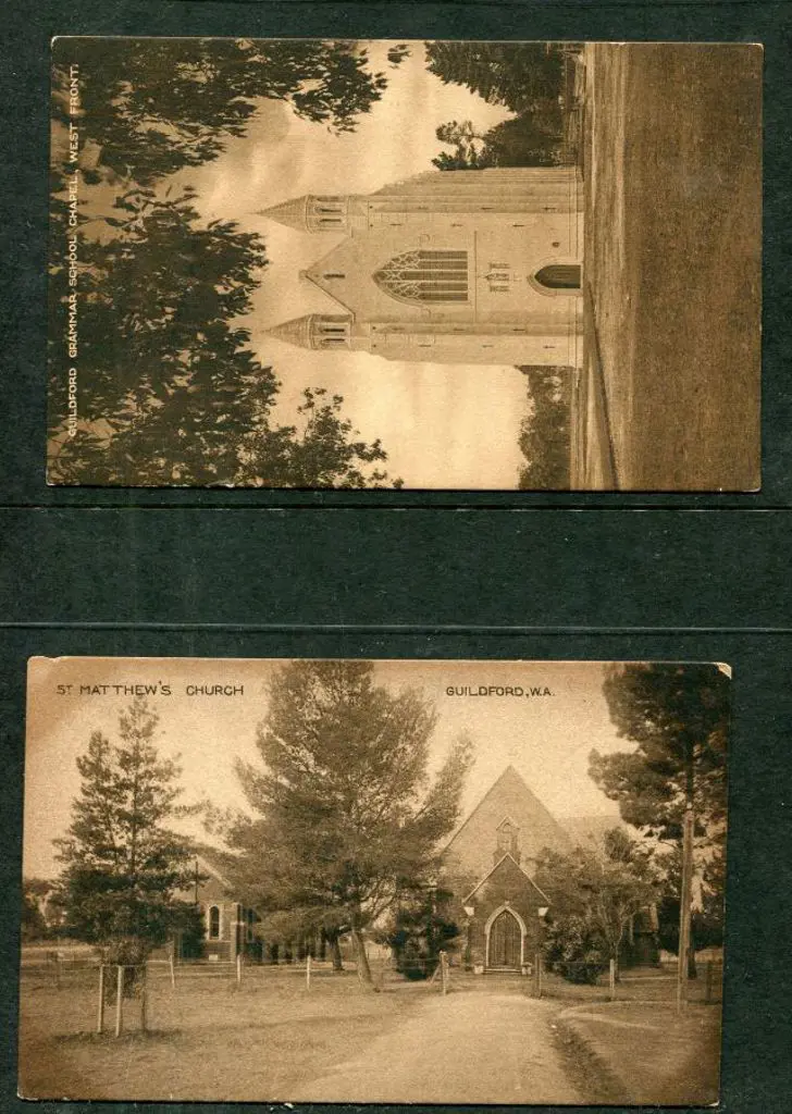 "Guildford Grammar School Chapel, West Front" fine ... Image 1++