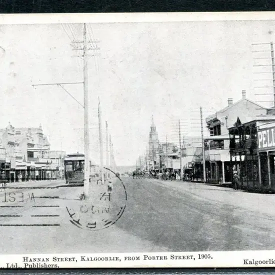 "Hannan Street, Kalgoorlie From Porter Street, ...