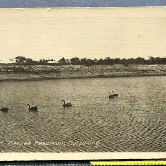"Hon. F.H. Piesses Reservoir, Katanning" b&w ...